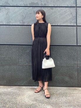 「Elleme（エレメ）のアイテム」を使った、津野実有希さん（レディース・164cm）の春コーディネート