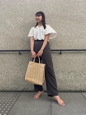 津野実有希さん（レディース・164cm）の夏コーディネート