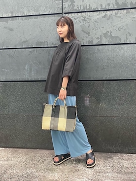 津野実有希さん(レディース・164cm)の夏コーディネート