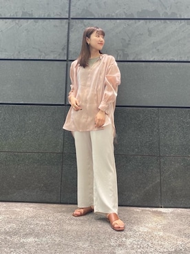 津野実有希さん（レディース・164cm）の夏コーディネート