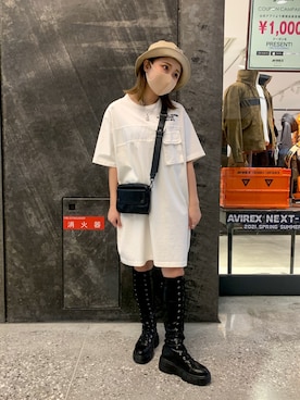 りなじろさん（レディース・154cm）の春コーディネート