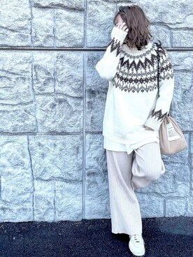 「La-gemme」｜「アイテム（パンツ）」を使った、_k_a_o_c_h_i_n_さん（レディース・150cm）の冬コーディネート