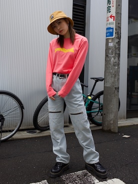 amisaさん（レディース・159cm）の冬コーディネート