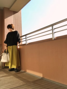 「キュロット」｜「アイテム（その他シューズ）」を使った、TOCHIEさん（レディース・157cm）の秋コーディネート
