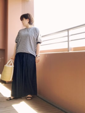 TOCHIEさん（レディース・157cm）の夏コーディネート