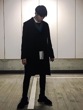 「RickOwens×adidas」｜「アイテム（アクセサリー）」を使った、808Collectionさん（メンズ・178cm）の冬コーディネート