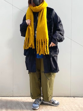 「CIAOPANIC（チャオパニック）のアイテム（その他アウター）」を使った、shizukü    さん（レディース・173cm）の冬コーディネート