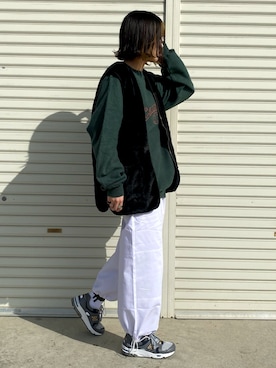 「Barbour（バブアー）のアイテム（その他アウター）」を使った、shizukü    さん（レディース・173cm）の冬コーディネート