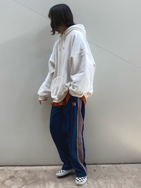 「Needles（ニードルス）のアイテム（パンツ）」を使った、shizukü    さん（レディース・173cm）の冬コーディネート