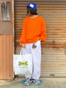 「ADER error（アーダーエラー）のアイテム（帽子）」を使った、shizukü    さん（レディース・173cm）の春コーディネート