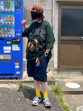 「アイテム（チノパンツ）」を使った、shizukü    さん（レディース・173cm）の夏コーディネート