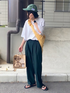 「INTER FACTORY（インターファクトリー）のアイテム」を使った、shizukü    さん（レディース・173cm）の夏コーディネート