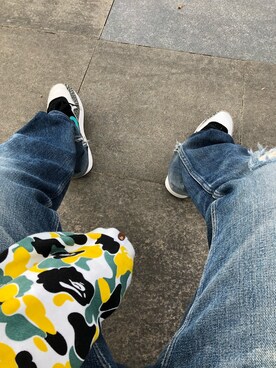 「A BATHING APE（アベイシングエイプ）のアイテム（その他アウター）」を使った、用户5593281880さん（メンズ・168cm）の冬コーディネート