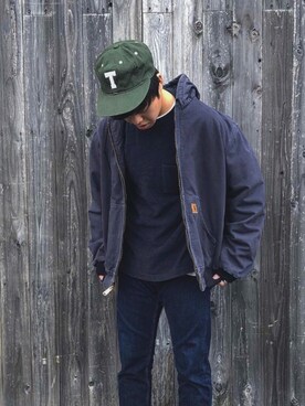 tin'フォロバ'さん（メンズ・168cm）の冬コーディネート