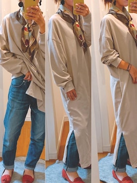 「SpRay（スプレイ）のアイテム（財布/小物）」を使った、mininandayoさん（レディース・150cm）の秋コーディネート