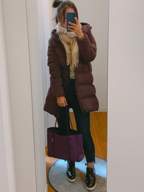 Mininandayo ユニクロのその他アウターを使ったコーディネート Wear