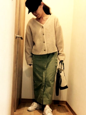 「アイテム（ピアス（両耳用））」を使った、apricotさん（レディース・150cm・40代）の秋コーディネート