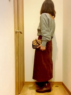 「Robin Rose（ロビンローズ）のアイテム」を使った、apricotさん（レディース・150cm）の秋コーディネート