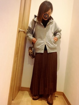 「Robin Rose（ロビンローズ）のアイテム」を使った、apricotさん（レディース・150cm）の冬コーディネート