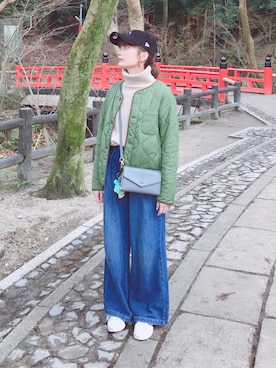 yendotdotさん（レディース・156cm）の冬コーディネート