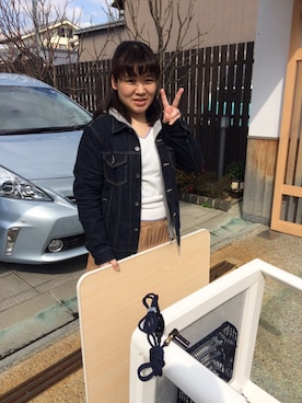 「UNTITLED（アンタイトル）のアイテム（ジャケット/アウター）」を使った、yurina71さん（レディース・158cm）の冬コーディネート
