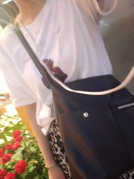 「JAM（ジャム）のアイテム（バッグ）」を使った、めがね。さん（レディース・153cm）の秋コーディネート