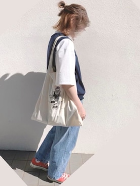「WEEKEND(ER)（ウィークエンダー）のアイテム」を使った、ゆいこまさん（レディース・160cm）の春コーディネート