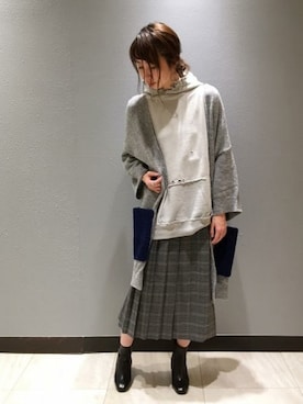 「ロングカーディガン」｜Kandaさん（レディース・158cm）の秋コーディネート