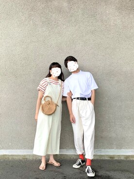 実さん（レディース・158cm）の夏コーディネート