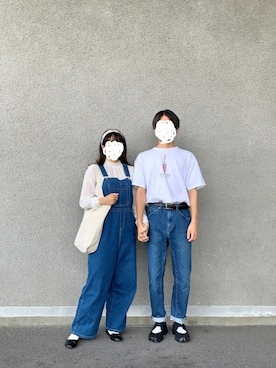 「SVEC（シュベック）のアイテム」を使った、実さん（レディース・158cm）の夏コーディネート