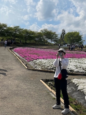 「NIKE(ナイキ)のアイテム(ショルダーバッグ)」を使った、ケベックさん(レディース・164cm)の春コーディネート