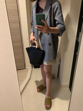 Rさん（レディース・161cm）の夏コーディネート