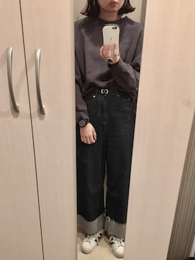 「BUGGU（バッグ）のアイテム」を使った、c h Rさん（レディース・159cm）の春コーディネート