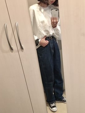 「BUGGU（バッグ）のアイテム」を使った、c h Rさん（レディース・159cm）の春コーディネート