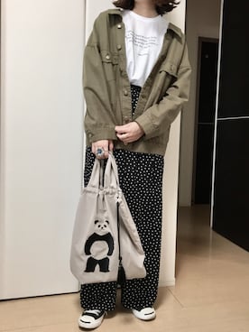 c h Rさん（レディース・159cm）の春コーディネート