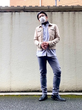 「STUDIO ORIBE（スタジオオリベ）のアイテム」を使った、こすちんさん（メンズ・178cm）の春コーディネート