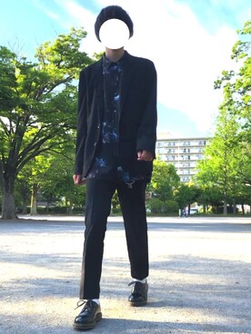 「DOOPZ（ドープス）のアイテム（スラックス）」を使った、いぶさん（メンズ・173cm）の春コーディネート