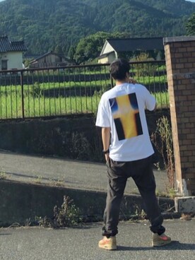「Yeezy（イージー）のアイテム（パンツ）」を使った、5510さん（メンズ・179cm）の秋コーディネート