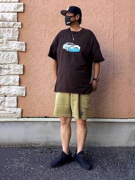 「AKTR（アクター）のアイテム」を使った、5510さん（メンズ・179cm）の夏コーディネート