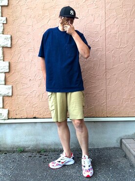 「AKTR（アクター）のアイテム」を使った、5510さん（メンズ・179cm）の夏コーディネート