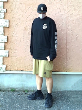 「AKTR（アクター）のアイテム」を使った、5510さん（メンズ・179cm）の夏コーディネート