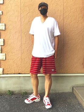 「AKTR（アクター）のアイテム」を使った、5510さん（メンズ・179cm）の夏コーディネート