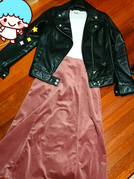 「VENCE（ヴァンス）のアイテム（ジャケット/アウター）」を使った、mさん（レディース・160cm）の春コーディネート