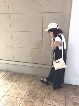 「Daniel Wellington（ダニエルウェリントン）の【Daniel Wellington】レザーバンド３６ＭＭ（アナログ腕時計）」を使った、ｱﾕﾐ¨̮⋆さん（レディース・157cm）の夏コーディネート