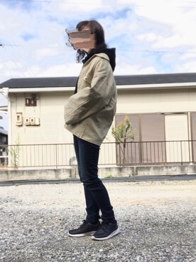 「chocomee（チョコミー）のアイテム（デニムジャケット）」を使った、ｱﾕﾐ¨̮⋆さん（レディース・157cm）の秋コーディネート