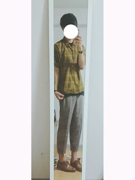 「DHOLIC（ディーホリック）のアイテム（シューズ）」を使った、ゆうさん（メンズ・178cm）の夏コーディネート