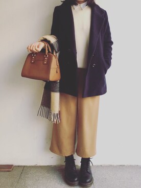 tohanさん（レディース・161cm）の冬コーディネート