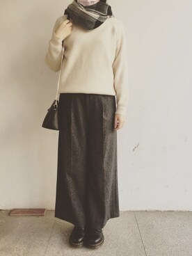 tohanさん（レディース・161cm）の冬コーディネート