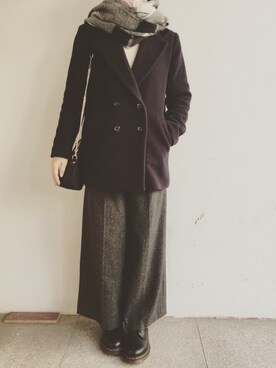 tohanさん（レディース・161cm）の冬コーディネート