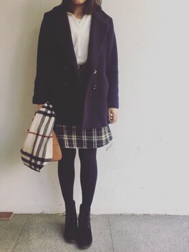 tohanさん（レディース・161cm）の冬コーディネート